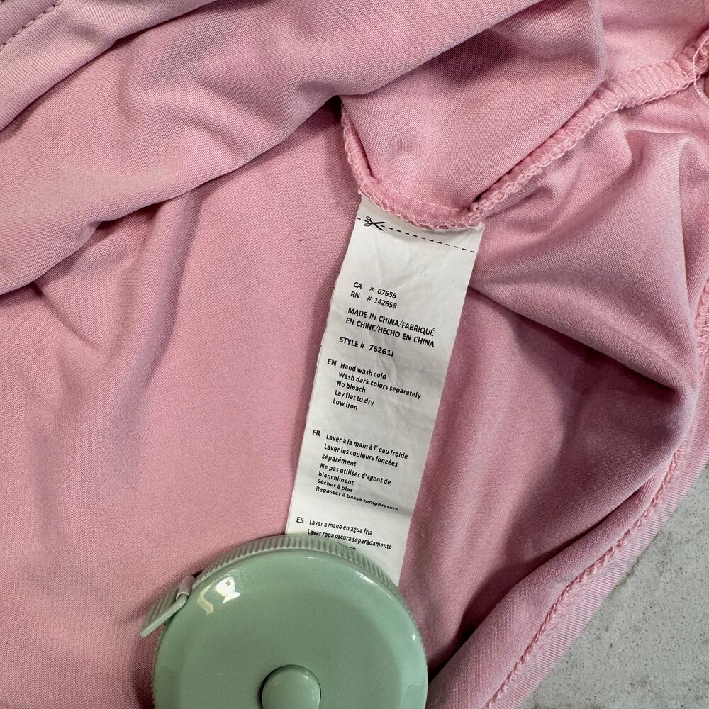 Charlotte Russe Pink Rhinestone Spaghetti Strap Cami Tank Top Y2K Coquette S - Picture 11 of 16